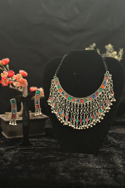 Multicolor Ghungroo Necklace